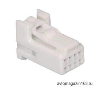 Разъем 8-pin 1379659-5 белый 