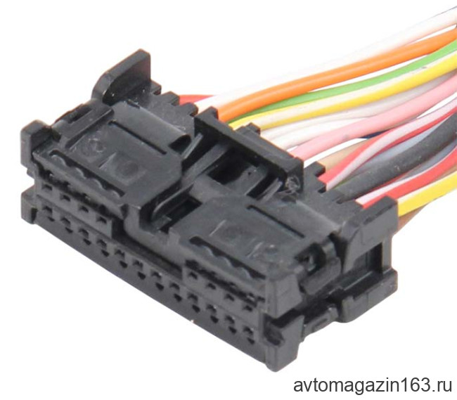 Разъем 20-pin 14 проводов для плафона салона Веста, Ларгус, Калина 2, Гранта FL, Нива 34824-0204