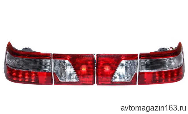 Фонари задние 2110 (светодиодные только наружные, с поворотниками Lexus) 4шт.