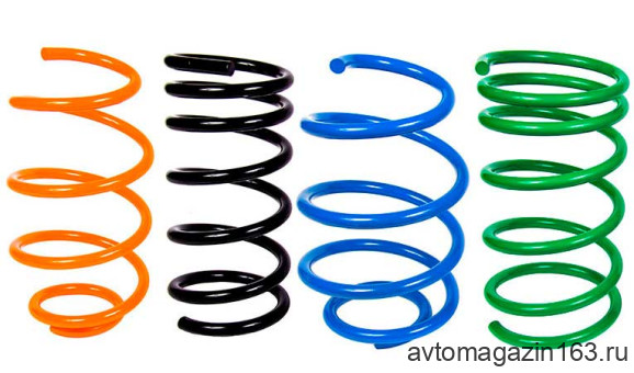 Пружины задней подвески 2101 ТЕХНО РЕССОР (усиленные +20) 2шт