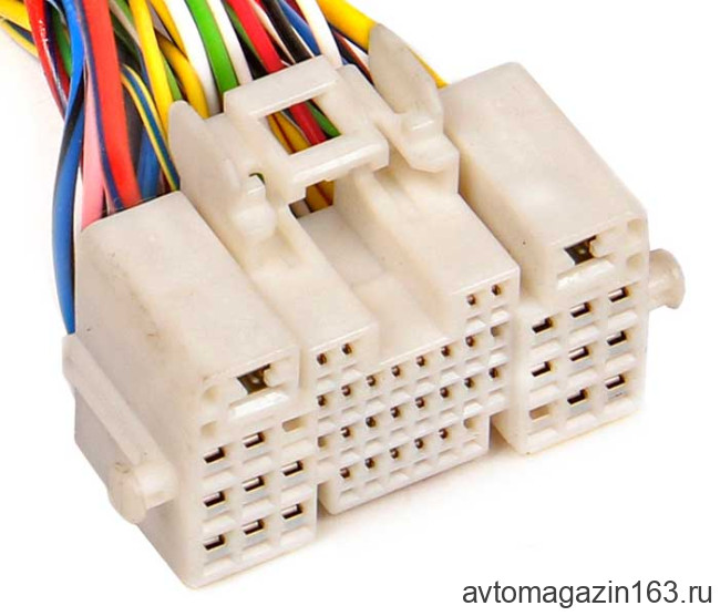 Разъем 46-pin 41 провод Веста гнездовой 490094610 межжгутовой бежевый MOLEX