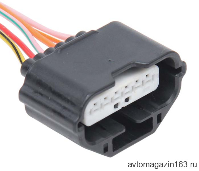 Разъем 6-pin 6 проводов для дросселя Веста, Х рей 7283-8850-30 датчика парковки Калина Приора Гранта