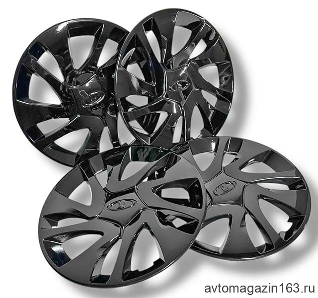 Колпаки колес 2190 Гранта R14 (4шт.) черные