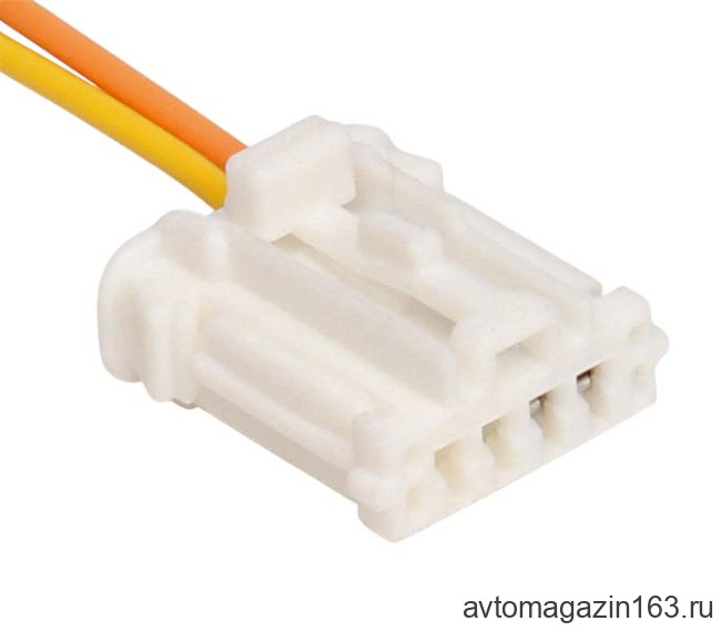 Разъем 4-pin 2 провода Веста Ларгус 98817-1040 для датчика педали тормоза белый MXN
