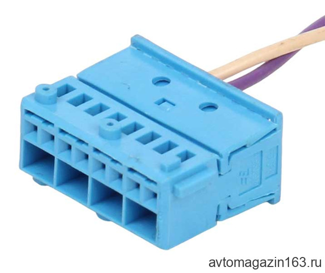 Разъем 8-pin 2 провода Ларгус, Renault, Nissan 4-953892-1 синий TE Connectivity Разъем 8-pin 2 провода Ларгус, Renault, Nissan 4-953892-1 синий TE Connectivity