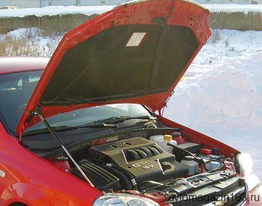 Упор капота Chevrolet Lacetti Sedan (2004-), Daewoo Lacetti Sedan (2003-2009) с кронштейном ТМ