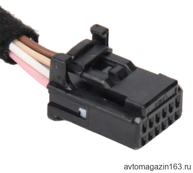 Разъем 12-pin 10 проводов для мульти руля Веста 1379662-1 черный TE Connectivity