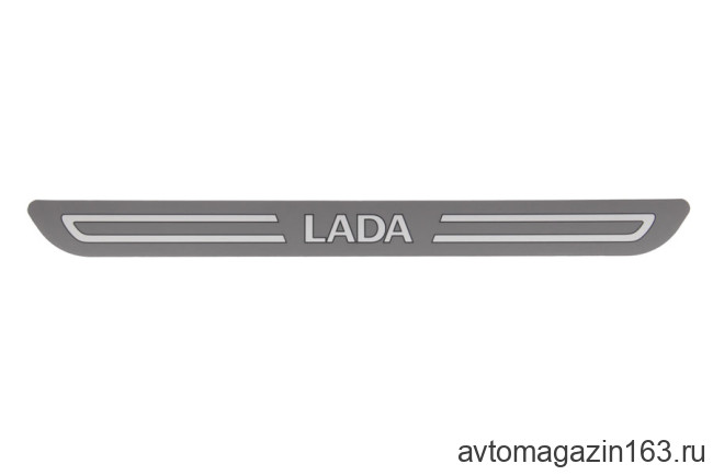 Наклейка порога LADA оригинальная 52х4.5 см