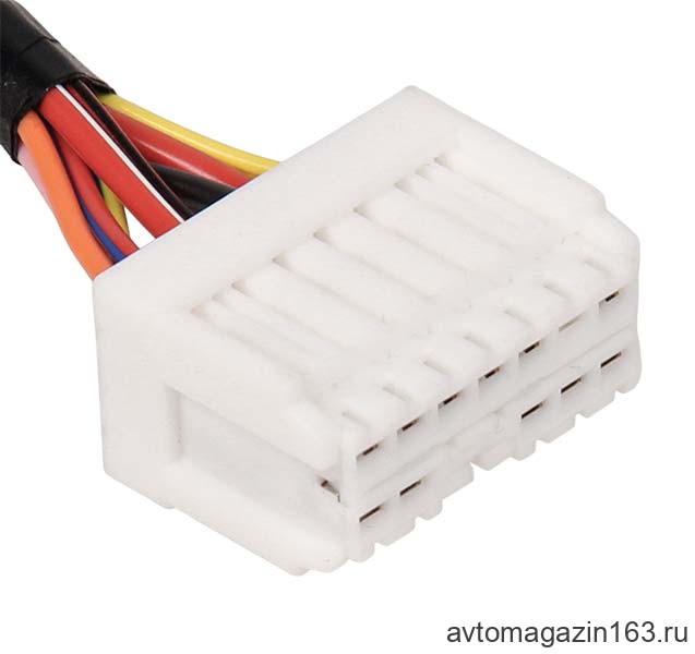 Разъем 12-pin 10 проводов переключателя стеклоподъемников Ларгус, Веста NG 6098-6954 белый SUMITOMO