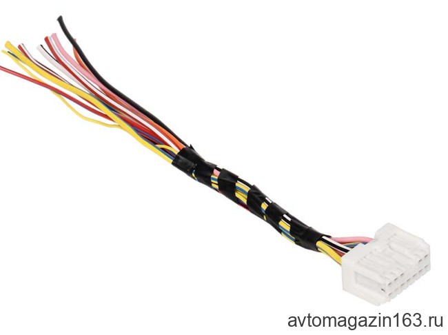 Разъем 12-pin 10 проводов переключателя стеклоподъемников Ларгус, Веста NG 6098-6954 белый SUMITOMO