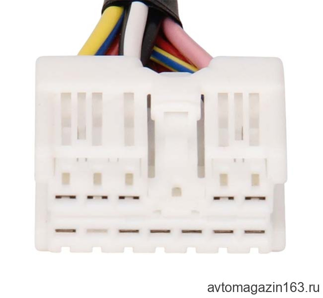 Разъем 12-pin 10 проводов переключателя стеклоподъемников Ларгус, Веста NG 6098-6954 белый SUMITOMO