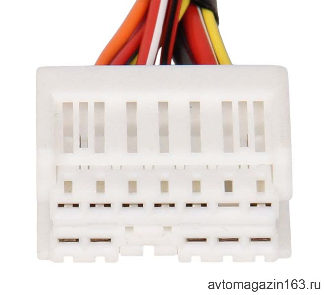 Разъем 12-pin 10 проводов переключателя стеклоподъемников Ларгус, Веста NG 6098-6954 белый SUMITOMO