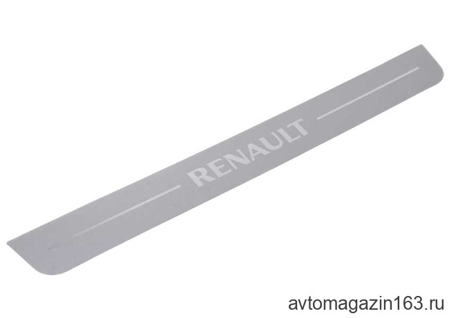 Наклейка порога RENAULT оригинальная 45х5 см