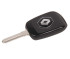 Ключ замка зажигания Renault HITAG 3 PCF 7961 (хром) 2 кнопки HU179