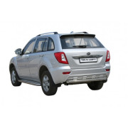 Защита заднего бампера Lifan X60 труба 63,5 мм (окрашенная) (2013-) ТЕХНО СФЕРА