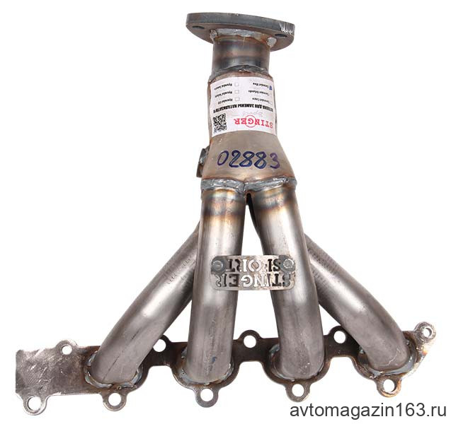 Вставка замены катализатора Opel Astra G 1998-2009, Opel Astra H 2005-, Chevrolet Viva X18XEP с EGR