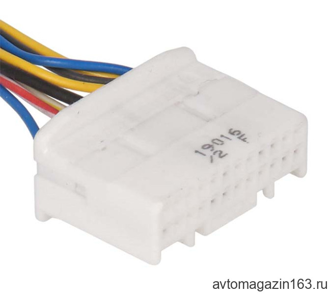Разъем 24-pin 8 проводов Веста, Ларгус 1379668-5 TE Connectivity белый