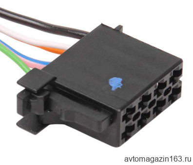 Разъем 8-pin 5 проводов для магнитолы (питание) 2190 Гранта 357 035 447 черный