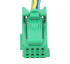 Разъем 8-pin 6 проводов для кнопки обогрева лобового стекла Renault 1379659-4 зеленый TEConnectivity