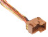 Разъем 36-pin 22 провода Веста межжгутовой штыревой коричневый 1-1718492-1 TE Connectivity