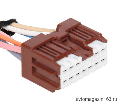 Разъем 12-pin 8 проводов коричневый ЦБКЭ Веста, Ларгус, Renault, Nissan 6098-6956 SUMITOMO