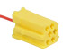 Разъем 6-pin 1 провод Веста 4А0 972 643 Mini ISO желтый