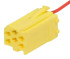 Разъем 6-pin 1 провод Веста 4А0 972 643 Mini ISO желтый
