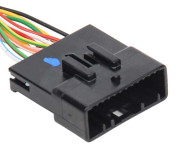 Разъем 24-pin 13 проводов Гранта, Веста, Ларгус черный, штыревой 1379681-1 TE Connectivity
