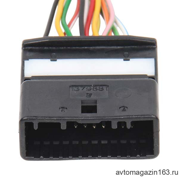 Разъем 24-pin 13 проводов Гранта, Веста, Ларгус черный, штыревой 1379681-1 TE Connectivity