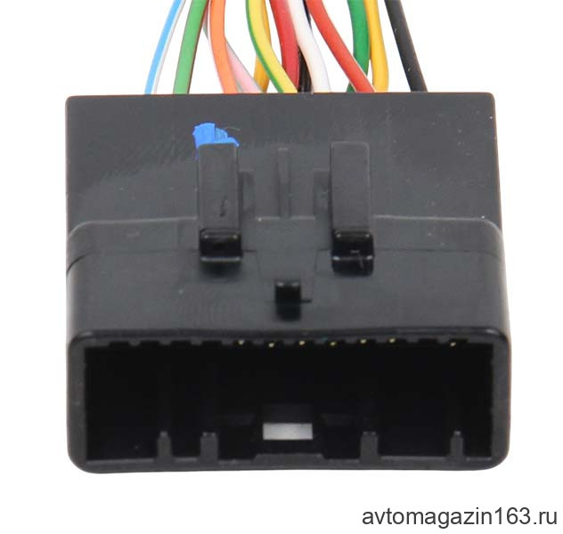 Разъем 24-pin 13 проводов Гранта, Веста, Ларгус черный, штыревой 1379681-1 TE Connectivity
