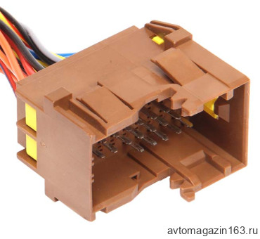 Разъем 36-pin 26 проводов Веста межжгутовой штыревой коричневый 1-1718492-1 TE Connectivity
