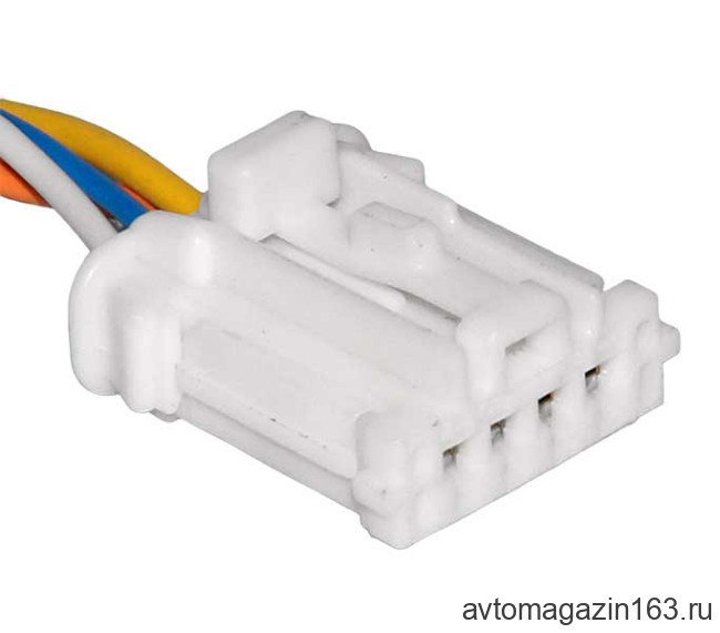 Разъем 4-pin 4 провода Веста 98817-1040 для датчика педали тормоза белый MXN