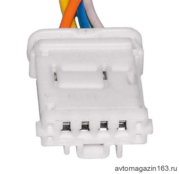 Разъем 4-pin 4 провода Веста 98817-1040 для датчика педали тормоза белый MXN