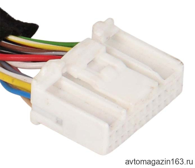 Разъем 24-pin 15 проводов Веста, Ларгус 1379668-5 TE Connectivity белый