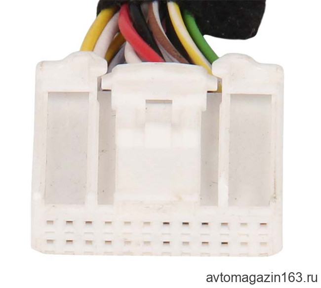Разъем 24-pin 15 проводов Веста, Ларгус 1379668-5 TE Connectivity белый