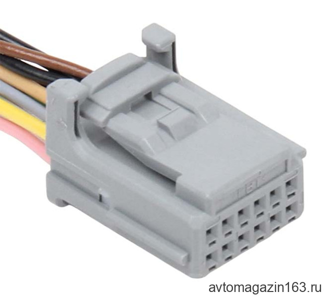 Разъем 12-pin 11 проводов 1379662-2 серый TE Connectivity