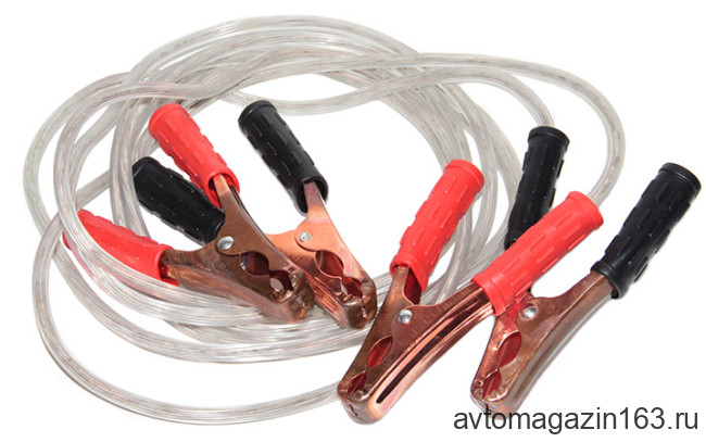Провода силовые для аварийного запуска двигателя 300А (2,8 м.) Rope PRO