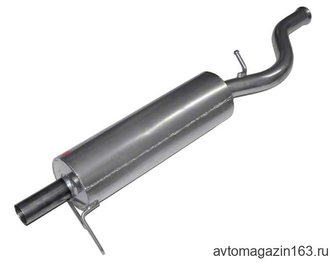 Глушитель основной 1119, Калина 2 (хэтчбек) ТИХИЙ STINGER AUTO