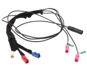 Кабель GPS антенны Гранта FL (розовые, белый, синий и черный разъемы) 3 шт