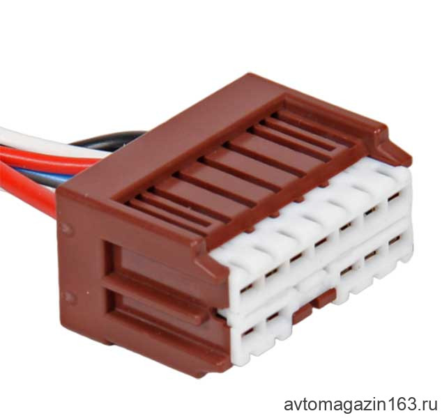 Разъем 12-pin 7 проводов коричневый ЦБКЭ Веста, Ларгус, Renault, Nissan 6098-6956 SUMITOMO