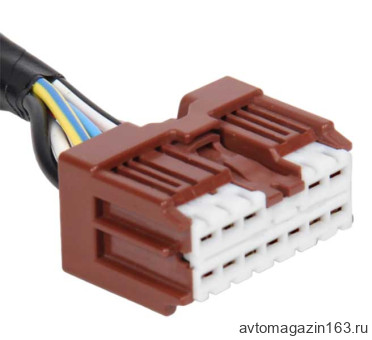 Разъем 12-pin 7 проводов коричневый ЦБКЭ Веста, Ларгус, Renault, Nissan 6098-6956 SUMITOMO