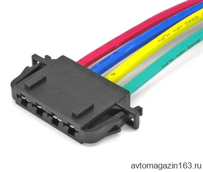 Разъем 4-pin 4 провода Ларгус, Газель Некст 1355044-1 для резистора отопителя Китай