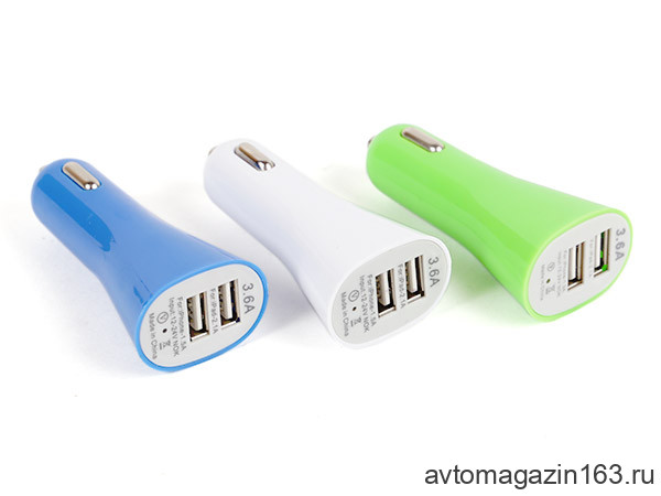 Устройство зарядное для USB автомобильного прикуривателя