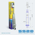 Амортизатор передней подвески снегохода Stels Витязь SS20 (1шт) L max 458