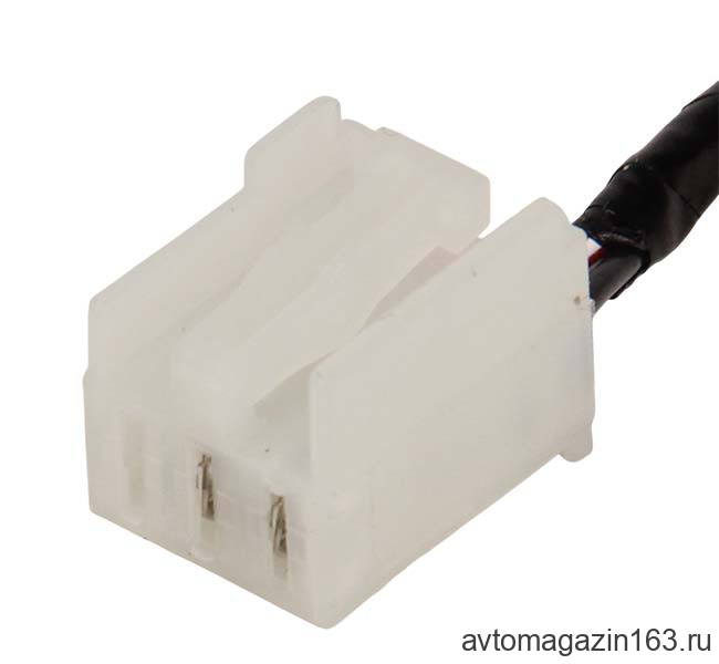 Разъем 3-pin 2 провода для прикуривателя 2110-2115, Гранта, Калина, Приора, Шеви Нива 281872-1 AMP