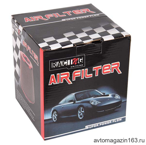 Фильтр воздушный нулевого сопротивления RACING AIR FILTER серый