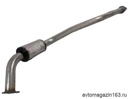 Резонатор прямоточный 2101-2107 нержавейка STINGER AUTO