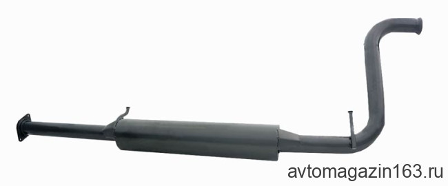 Резонатор прямоточный 2110 1.6L (ф51, под паук) СТТ