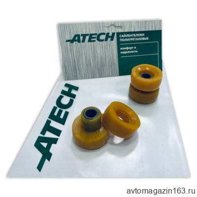 Подушка заднего амортизатора 2110 ATECH (бублики) полиуретан