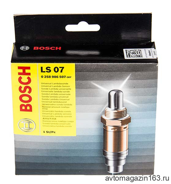 Датчик кислородный BOSCH универсальный 0 258 986 507 (в упаковке)